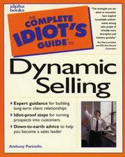 Cover of: The complete idiot's guide to dynamic selling