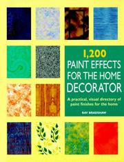Cover of: 1,200 Paint Effects for the Home Decorator