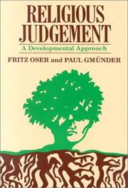 Cover of: Religious judgement by Fritz Oser