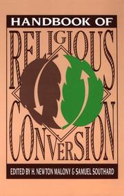 Cover of: Handbook of religious conversion