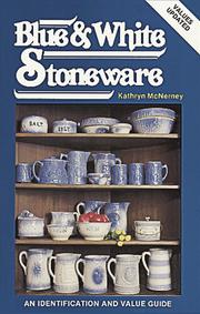 Cover of: Collectible blue and white stoneware