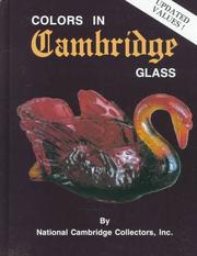 Cover of: Colors in Cambridge glass