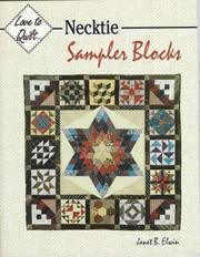 Cover of: Necktie sampler blocks | Janet B. Elwin
