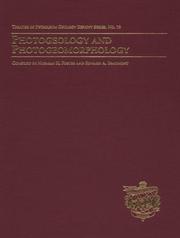 Cover of: Photogeology and photogeomorphology