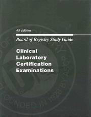 Board of Registry study guide by Barbara M. Castleberry, Mary E. Lunz