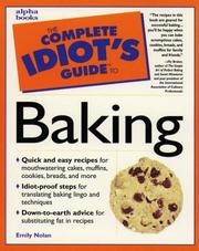 Cover of: The complete idiot's guide to baking