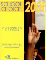 Cover of: School Choice 2001: What's Happening in the States