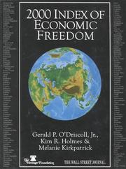 Cover of: 2000 index of economic freedom