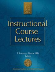 Cover of: Instructional Course Lectures (Instructional Course Lectures (American Academy of Orthopaedic Surgeons)) by 