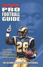 Cover of: Pro Football Guide : The Ultimate 2002 Season Reference