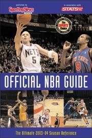 Cover of: Official NBA Guide : The Ultimate 2003-04 Season Reference