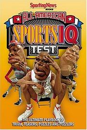 Cover of: All American Sports IQ Test by Sporting News