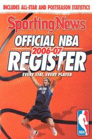 Cover of: Official NBA Register 2006-07 (Official NBA Register)