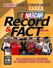Cover of: NASCAR Record & Fact Book: 2007 Edition (Nascar Record and Fact Book)