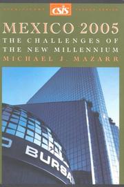 Cover of: Mexico 2005: The Challenges of the New Millennium (Csis Significant Issues Series)