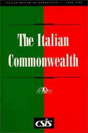 Cover of: The Italian commonwealth
