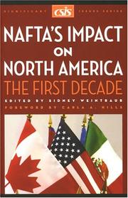Cover of: Nafta's Impact On North America by Sidney Weintraub