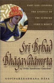 Cover of: Sri Brhad Bhagavatamrta by Srila Sanatana Gosvami