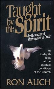 Cover of: Taught by the spirit