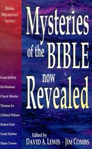 Cover of: Mysteries of the Bible Now Revealed (Bible Mysteries)