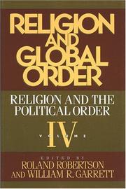 Cover of: Religion and global order