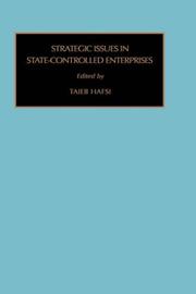 Cover of: Strategic issues in state-controlled enterprises