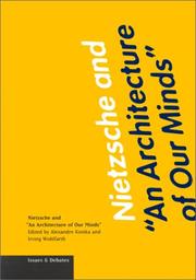 Cover of: Nietzsche and "an architecture of our minds" by edited by Alexandre Kostka and Irving Wohlfarth.