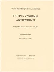 Cover of: Corpus vasorum antiquorum.