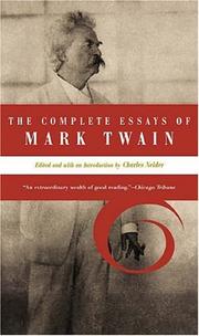 Cover of The Complete Essays of Mark Twain
