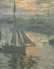 Cover of: Masterpieces of Painting in the J. Paul Getty Museum by Denise Allen