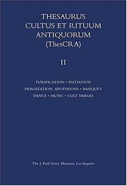Cover of: Thesaurus Cultus et Rituum Antiquorum by Bertrand Jaeger