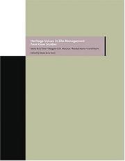 Cover of: Heritage values in site management: four case studies