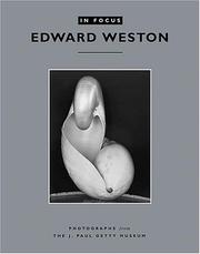Cover of: Edward Weston: photographs from the J. Paul Getty Museum