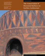 Cover of: The conservation of decorated surfaces on earthen architecture by edited by Leslie Rainer, Angelyn Bass Rivera.
