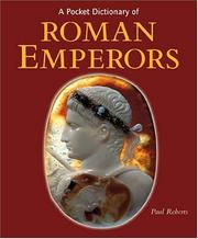 Cover of: A Pocket Dictionary of Roman Emperors (Getty Trust Publications: J. Paul Getty Museum)