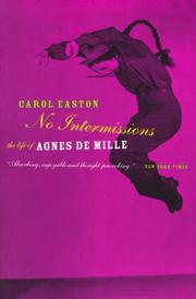 Cover of: No intermissions by Carol Easton