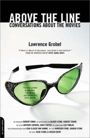 Cover of: Above the line: conversations about the movies
