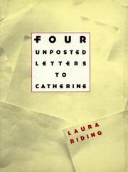 Four unposted letters to Catherine by Laura (Riding) Jackson