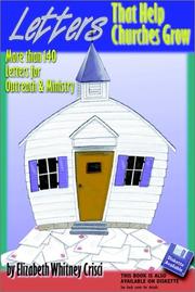Cover of: Letters That Help Churches Grow by Elizabeth Whitney Crisci