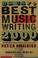 Cover of: Da Capo Best Music Writing 2000