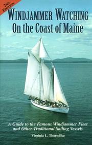 Cover of: Windjammer Watching on the Coast of Maine by Virginia L. Thorndike, Virginia L. Thorndike