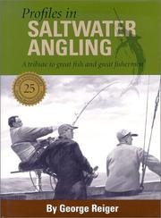 Cover of: Profiles in Saltwater Angling  by George Reiger