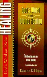 Cover of: God's Word on Divine Healing (Spiritual Growth)