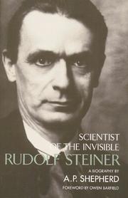 Cover of: Rudolf Steiner by A. P. Shepherd