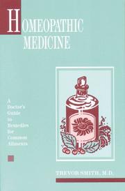 Homeopathic medicine by Trevor Smith