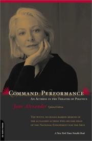 Cover of: Command Performance: An Actress in the Theater of Politics