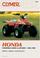 Cover of: Honda Fourtrax 200SX and ATC 200X, 1986-1988