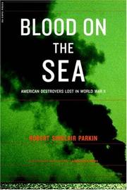 Cover of: Blood on the Sea by Robert Sinclair Parkin