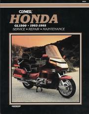 Cover of: Clymer Honda GL 1500 Gold Wing 1993 - 1995