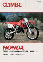 Cover of: Clymer Honda CR80R-1989-1996, CR125R-1989-1991.